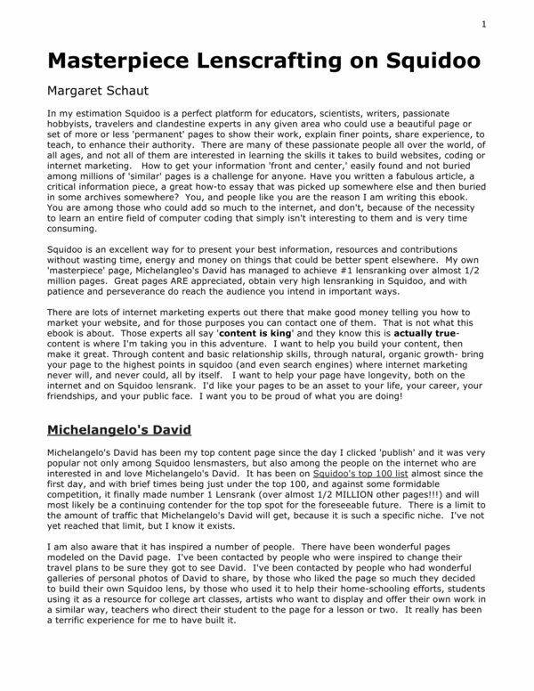 Product picture Masterpiece Lenscrafting on Squidoo